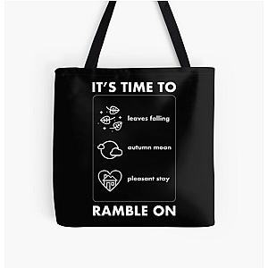 Ramble On Zeppelin All Over Print Tote Bag