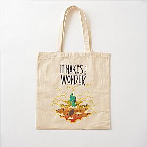 It Makes Me Wonder Zeppelin Cotton Tote Bag