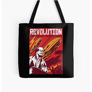 Revolution Zeppelin All Over Print Tote Bag