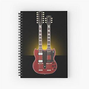 Guitar Zeppelin Spiral Notebook