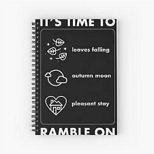 Ramble On Zeppelin Spiral Notebook