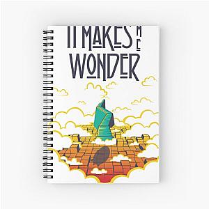 It Makes Me Wonder Zeppelin Spiral Notebook