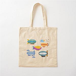 zeppelin stickers Cotton Tote Bag