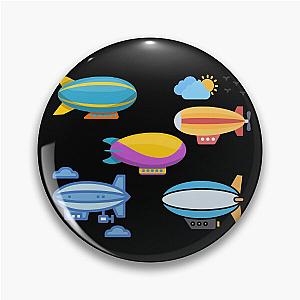 zeppelin stickers Pin