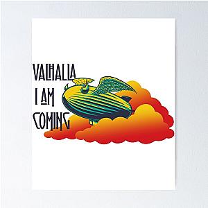 Valhalia I Am Coming Zeppelin Poster