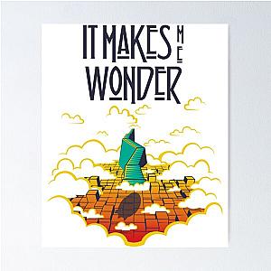 It Makes Me Wonder Zeppelin Poster