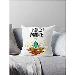 It Makes Me Wonder Zeppelin Throw Pillow