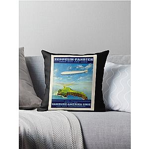 Zeppelin Fahrten Throw Pillow