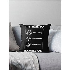 Ramble On Zeppelin Throw Pillow