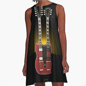 Guitar Zeppelin A-Line Dress