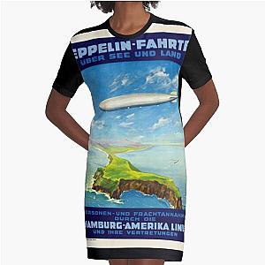 Zeppelin Fahrten Graphic T-Shirt Dress