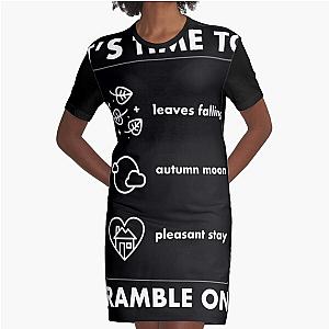 Ramble On Zeppelin Graphic T-Shirt Dress