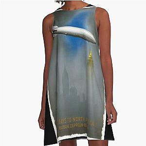 In 2 Days To North America Zeppelin A-Line Dress