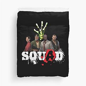 Left 4 Dead Squad (white) Duvet Cover