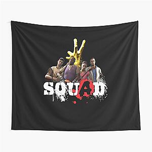 Left 4 Dead 2 Squad (white) Tapestry