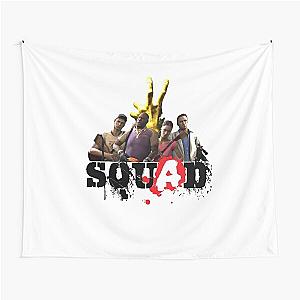 Left 4 Dead 2 Squad (black) Tapestry