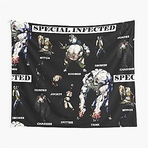 Left 4 Dead - Special Infected (white) Tapestry