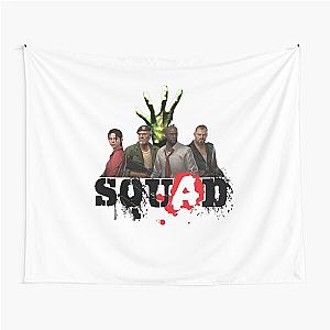 Left 4 Dead Squad (black) Tapestry