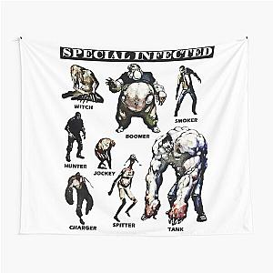 Left 4 Dead - Special Infected (black) Tapestry