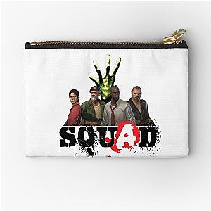 Left 4 Dead Squad (black) Zipper Pouch