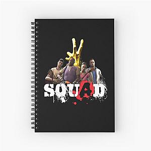 Left 4 Dead 2 Squad (white) Spiral Notebook