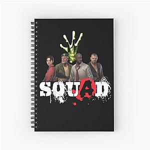 Left 4 Dead Squad (white) Spiral Notebook