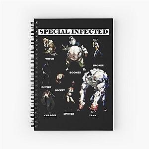 Left 4 Dead - Special Infected (white) Spiral Notebook