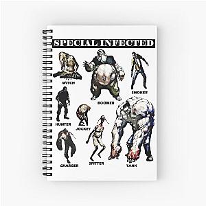 Left 4 Dead - Special Infected (black) Spiral Notebook