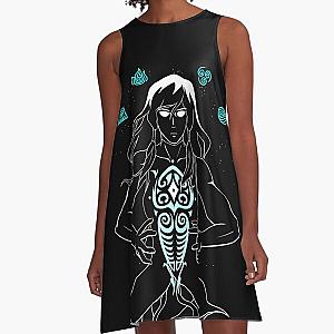 Cosmic Korra and Raava A-Line Dress