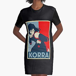 The Legend Of Korra Anime Korra Art Classic T Shirt Graphic T-Shirt Dress