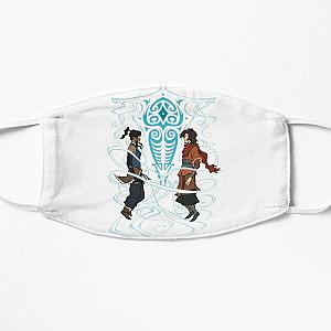 Avatar Korra and Avatar Wan with Raava in the Avatar State Flat Mask