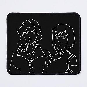 Korrasami - The Legend of Korra [WHITE OUTLINE] Mouse Pad