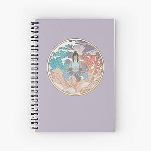 Avatar Korra and Elements Design Spiral Notebook
