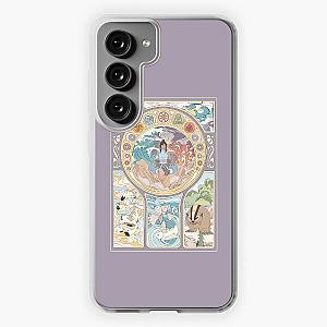 Avatar Korra and Original Benders, Art Nouveau Samsung Galaxy Soft Case