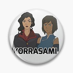Korrasami - The Legend of Korra [COLORED W/ NAME #1] Pin