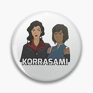 Korrasami - The Legend of Korra [COLORED W/ NAME #2] Pin