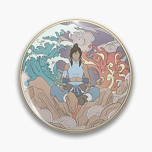 Avatar Korra and Original Benders, Art Nouveau Pin