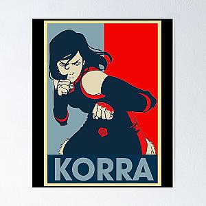 The Legend of Korra Anime Korra Art Poster