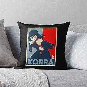 The Legend of Korra Anime Korra Art Throw Pillow