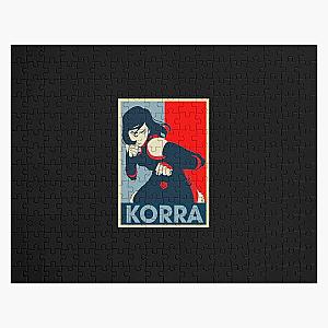 The Legend Of Korra Anime Korra Art Classic T Shirt Jigsaw Puzzle