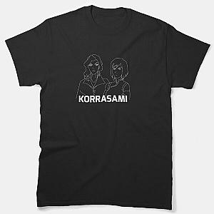 Korrasami - The Legend of Korra [WHITE OUTLINE W/ NAME] Classic T-Shirt
