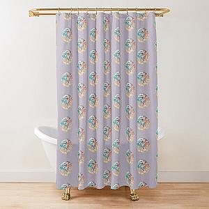 Avatar Korra and Elements Design Shower Curtain