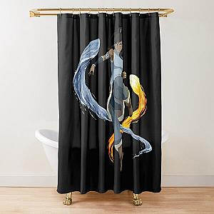 the legend of korra sticker  Shower Curtain