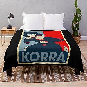 The Legend of Korra Anime Korra Art Throw Blanket