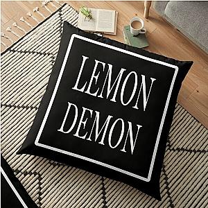 Lemon Demon Pillows - Simple Art Print With Love Floor Pillow