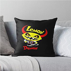 Lemon Demon Pillows - Lemon Demon Dj T-Shirt Throw Pillow