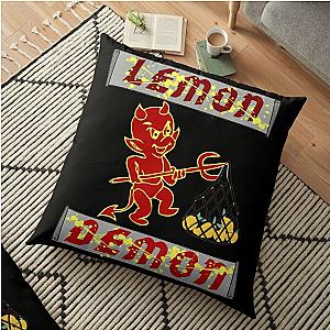 Lemon Demon Pillows - Lemon Demon Steels The Lemons Floor Pillow