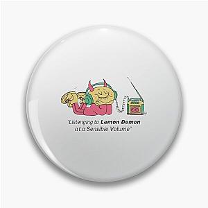 Lemon Demon Pins - Listening to Lemon Demont Pin