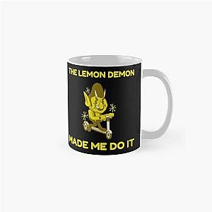 Lemon Demon Mugs - The Lemon Demon Made Me Do It Classic Mug