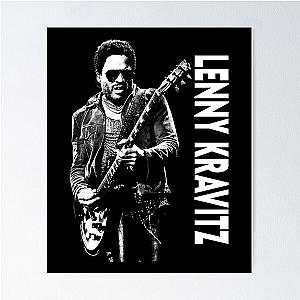 Lenny Kravitz Guitar Music Legend Poster